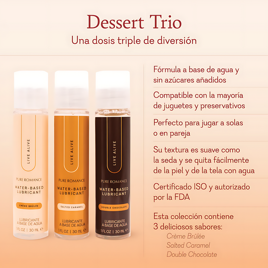 Set de Lubricantes Dessert Trio (14) - OUTLET (FS) - Fiestas by Nana, LLC